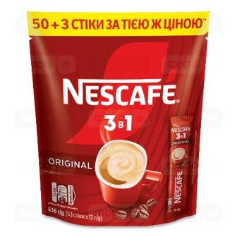 Напій кавовий Nescafe Original 3в1 розчинний