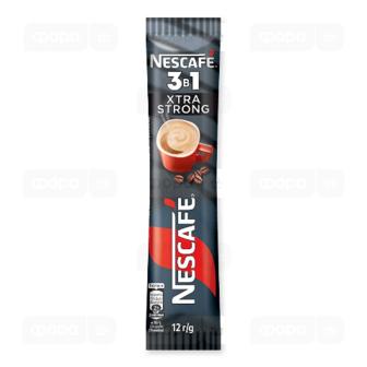 Напій кавовий Nescafe Xtra strong 3в1 розчинний