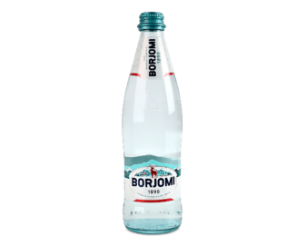 Вода мінеральна Borjomi сильногазована, скло