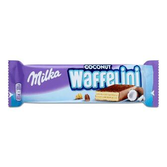 Вафлі Milka Waffelini з начинкою з кокосом 31г