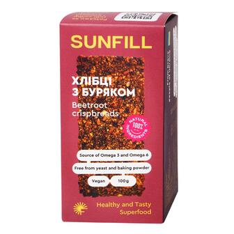 Хлібці з буряком Sunfill 100 г