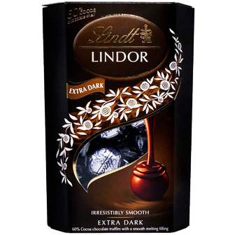 Цукерки шоколадні Lindor Balls Dark 60% Lindt 200 г