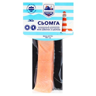 Сьомга шматок х/к н/ш Fishtime 180 г