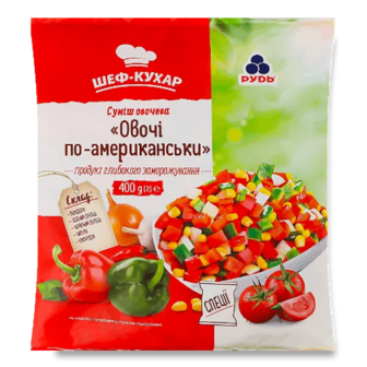 Суміш овочева Шеф-кухар Овочі по-американські (400г)