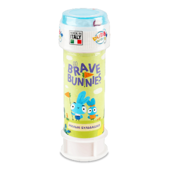 Мильні бульбашки Bubble World Brave Bunnies 60 мл шт