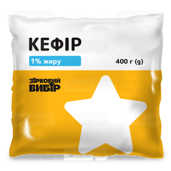 Кефір Зірковий вибір 1% п/е