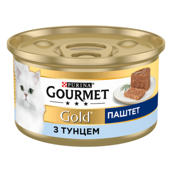 Корм 85г Gourmet Gold консерви для котів паштет з тунцем 