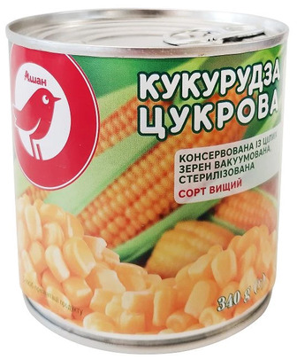 Кукуруза консервированная сахарная Auchan, 340 г