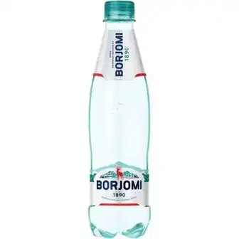 Вода Borjomi мінеральна сильногазована 0,5 л