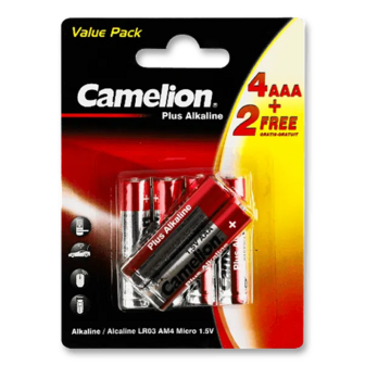 Батарейки Camelion Plus Alkaline ААА LR03