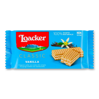 Вафлі Loacker Classic Vanilla (45г)