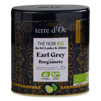 Чай чорний Terre d'Oc Earl Grey органічний з/б