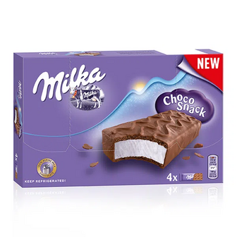 Бісквіт Milka з какао та глазур’ю з молочного шоколаду