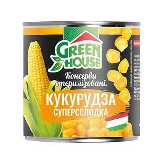 Кукурудза 340 г Green House суперсолодка з/б 