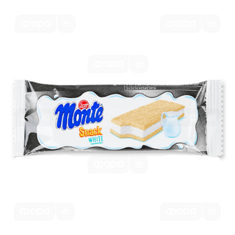 Тістечко Monte Snack White з вершков напов молока