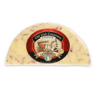 Сир Old Irish Creamery Чеддер з журавлиною 55,9%