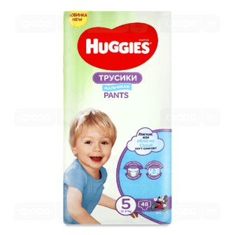 Підгузки-трусики для хлопчиків Huggies Little Movers 5 (12-17 кг)