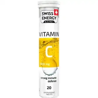 Вітаміни шипучі Swiss Energy Vitamin С 1000 мг №20