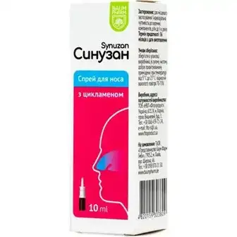 Синузан Baum Pharm спрей для носа з цикламеном 10мл фл. №1