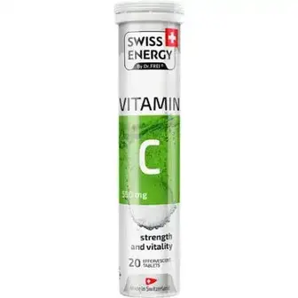 Вітаміни шипучі Swiss Energy Vitamin С 550мг №20