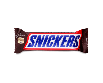 Батончик Snickers з арахісом у молочному шоколаді