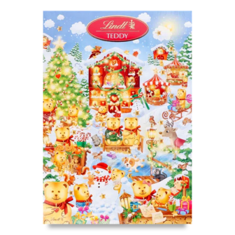 Aдвент-календар Lindt Teddy