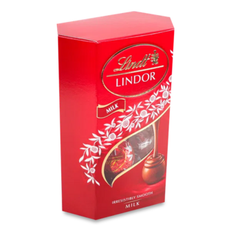 Цукерки Lindt Lindor з молочного шоколаду з начинкою