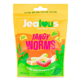 Цукерки Jealous Sweets Tangy Worms жувальні