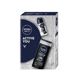 Набір подарунковий 1 шт Nivea Men Active you (Гель д/душу 250мл + Антиперспірант 50мл) к/уп 