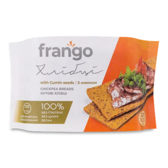 Хлібці Лавка традицій Frango нутові з кмином, 100г (100г)