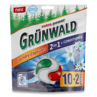 Капсули для прання Grunwald 2в1, 12*18г