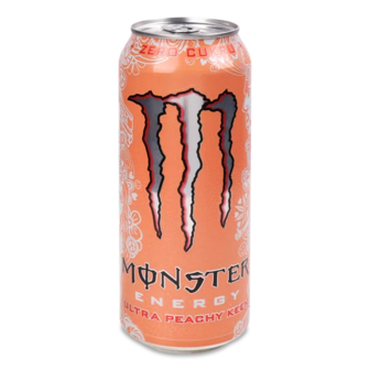 Напій енергетичний Monster Energy Peachy Keen безалкогольний з/б (0,5л)