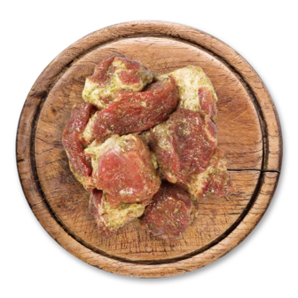 Свинячий шашлик маринований з ошийка (100г)