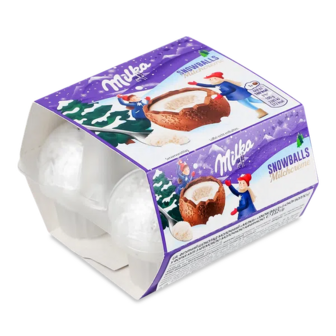 Шоколад молочний Milka Snow Balls фігурний