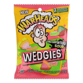 Цукерки Warheads фруктові дольки жувальні