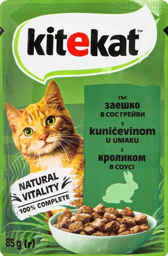 Корм Kitekat кролик для котів 85г