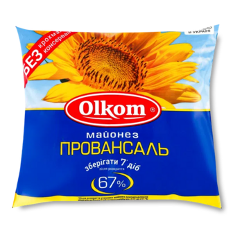 Майонез Olkom Провансаль 67% ф/п