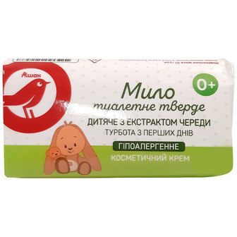 Мило дитяче Auchan Череда 000665112, 90 г, 0m+