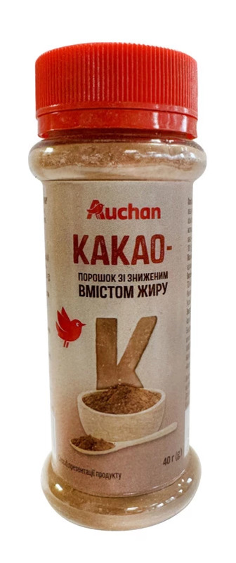 Какао-порошок Auchan 40 г (4823090133511)