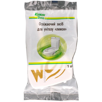 Освіжаючий засіб для унітазу Кожен День Лимон, 40 г