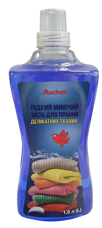 Засіб для прання делікатних речей Auchan, 1.5 л