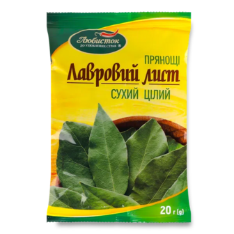 Лист лавровий «Любисток» (20г)