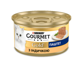 Корм Gourmet Gold мус з індичкою з/б (85г)