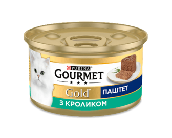 Корм для котів Gourmet Gold паштет із кролика (85г)