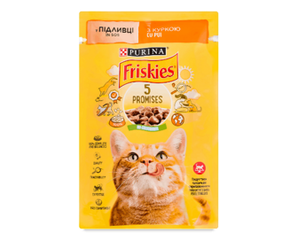 Корм для котів Friskies з куркою в соусі