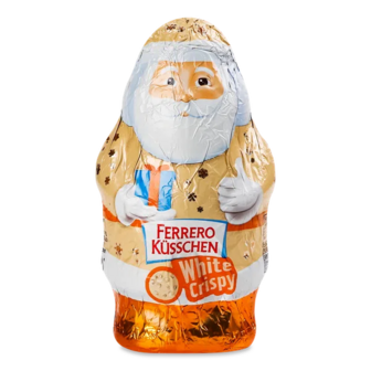 Фігурка Ferrero Kusschen Санта білий шоколад та хрусті кульки