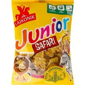 Крекер Laurieri Junior Safari зі смаком ванілі 125 г