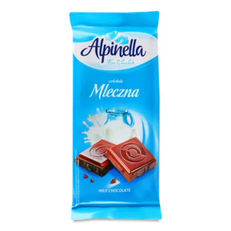 Шоколад молочний Alpinella, 90г