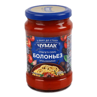 Спагеті-соус Чумак Болоньез італійський с/б (290г) (290г)