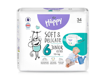 Підгузки Bella Happy Baby Junior Extra 15+ 34шт